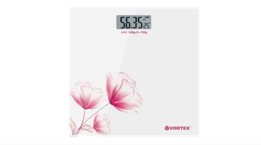Cantar de persoane VORTEX VO4803, electronic, 180kg, alb